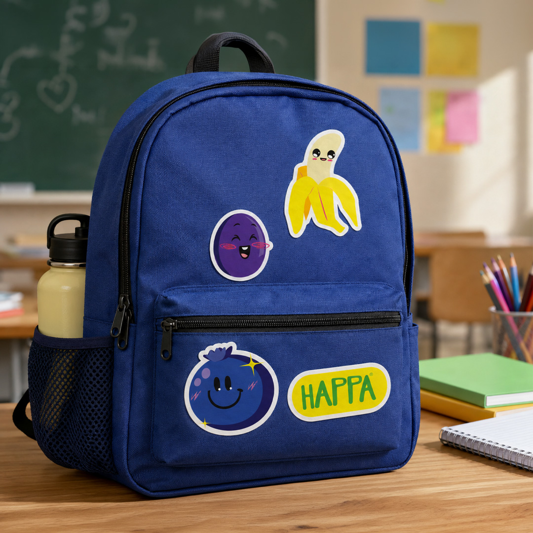 Happa Foods Sticker Bag